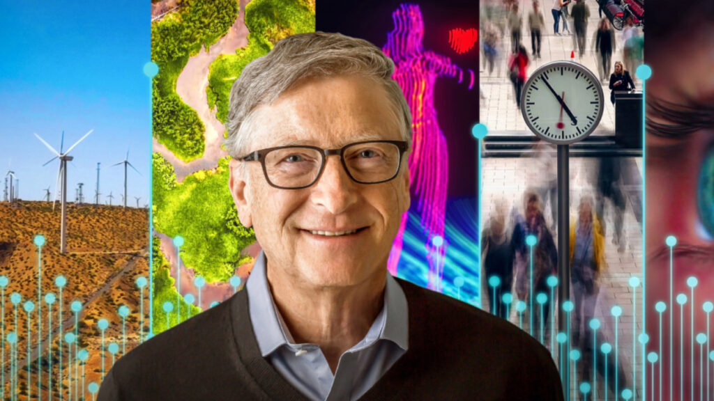 Promotional image showing Bill Gates