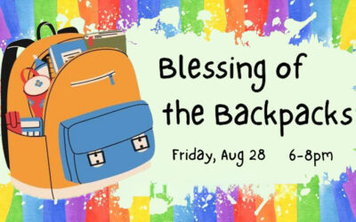 Blessing of the Backpacks